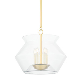 Edmonton Five Light Lantern in Aged Brass (70|8121-AGB)