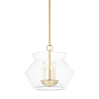 Edmonton Three Light Lantern in Aged Brass (70|8115-AGB)