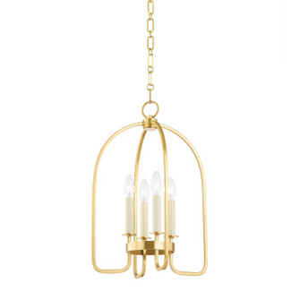 Oakville Four Light Lantern in Aged Brass (70|6314-AGB)