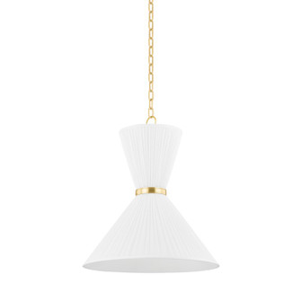 Enid Two Light Pendant in Aged Brass (70|5922-AGB)
