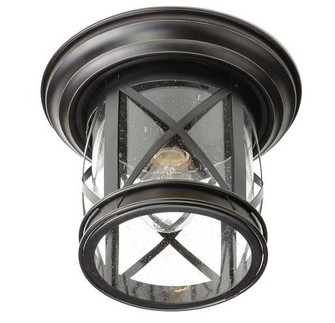 Chandler One Light Flushmount Lantern in Rubbed Oil Bronze (110|5128 ROB)