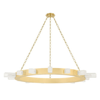 Citrine LED Chandelier in Vintage Brass (68|342-49-VB)