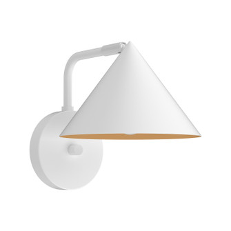 Remy One Light Wall Sconce in White (452|WV485007WH) Remy One Light Wall Sconce in White (452|WV485007WH)