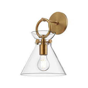 Emerson One Light Wall Sconce in Aged Gold/Clear (452|WV412509AGCL)