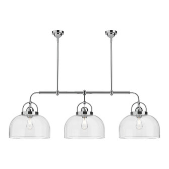 Lancaster Three Light Linear Pendant in Chrome (452|LP461155CH)