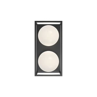 Amelia Two Light Outdoor Wall Lantern in Black (452|EW519213BK)