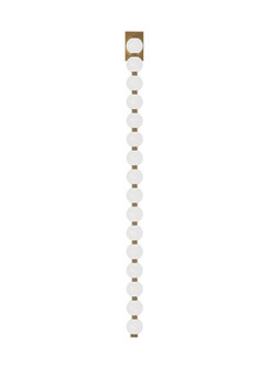 Perle LED Wall Sconce in Natural Brass (182|SLWS23230NB)