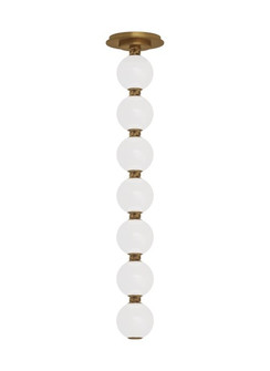 Perle LED Pendant in Natural Brass (182|SLPD22630NBR-277)