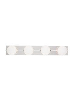 Orbel Four Light Bath Vanity in Polished Nickel (182|SLBA123N)