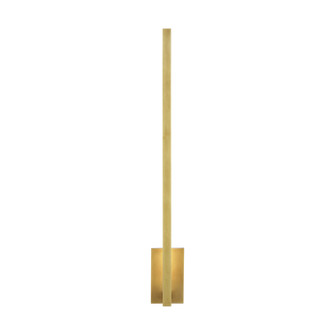 Stagger LED Wall Sconce in Natural Brass (182|700WSSTG24NB-LED927)