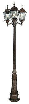Villa Nueva Three Light Pole Light in Black Bronze (110|4719 BRZ)