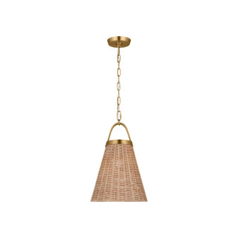 Whitby One Light Pendant in Burnished Brass (454|CP1421BBS)