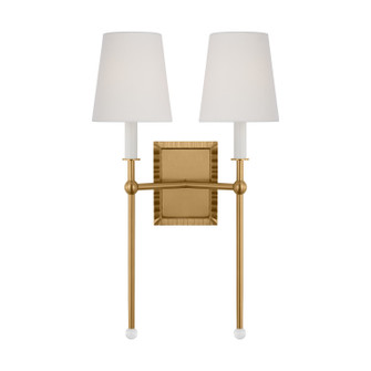 Baxley Two Light Wall Sconce in Burnished Brass (454|AW1202BBS)