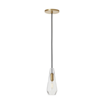 Lustra One Light Pendant in Natural Brass (182|SLPD280CNB)