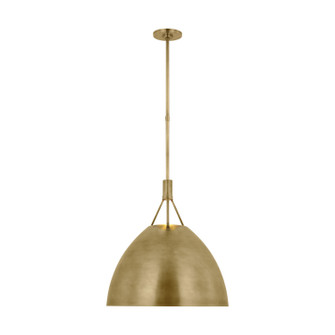 Sospeso LED Pendant in Natural Brass (182|SLPD26827NB)