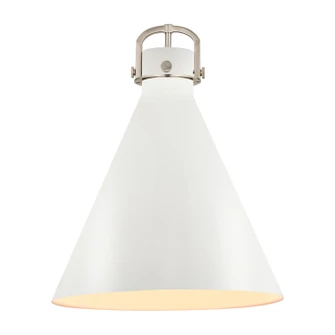 Downtown Urban Shade in Satin Nickel (405|M411-18SN)