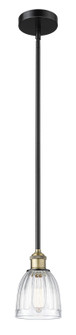 Edison One Light Mini Pendant in Black Antique Brass (405|616-1S-BAB-G442)