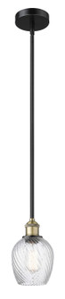 Edison One Light Mini Pendant in Black Antique Brass (405|616-1S-BAB-G292)