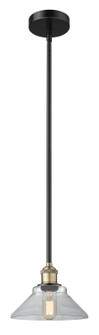 Edison One Light Mini Pendant in Black Antique Brass (405|616-1S-BAB-G132)