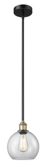 Edison One Light Mini Pendant in Black Antique Brass (405|616-1S-BAB-G122-8)