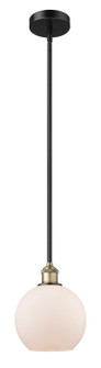 Edison One Light Mini Pendant in Black Antique Brass (405|616-1S-BAB-G121-8)