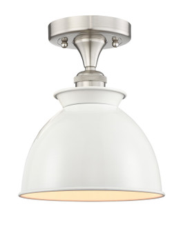 Edison One Light Semi-Flush Mount in Antique Brass (405|616-1F-AB-M14-AB)