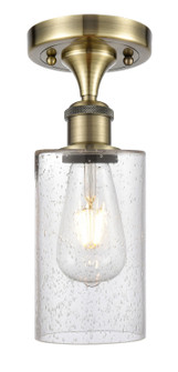 Ballston One Light Semi-Flush Mount in Antique Brass (405|516-1C-AB-G804)