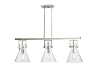 Downtown Urban Three Light Island Pendant in Satin Nickel (405|411-3I-SN-G411-10SDY)