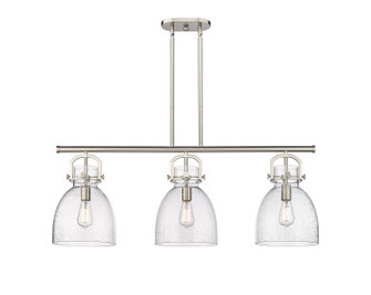 Downtown Urban Three Light Island Pendant in Satin Nickel (405|410-3I-SN-G412-10SDY)