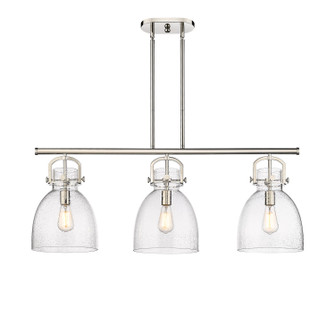 Downtown Urban Three Light Island Pendant in Polished Nickel (405|410-3I-PN-G412-10SDY)