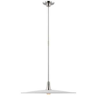 Truesdell LED Pendant in Polished Nickel (268|TOB 5492PN-WHT)