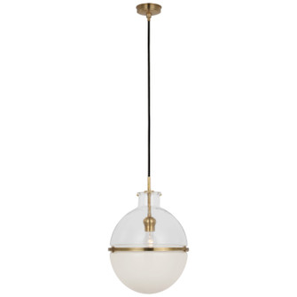 Maxey LED Pendant in Hand-Rubbed Antique Brass (268|TOB 5486HAB-CG/WG)
