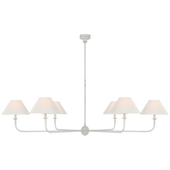 Piaf LED Chandelier in Plaster White (268|TOB 5454PW-L)