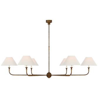 Piaf LED Chandelier in Antique Gild (268|TOB 5454AG-L)