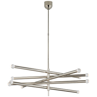 Rousseau LED Chandelier in Polished Nickel (268|KW 5587PN-CG)