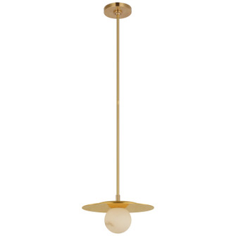 Pertica LED Pendant in Mirrored Antique Brass (268|KW 5525MAB-ALB)