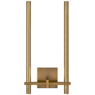 Axis LED Wall Sconce in Antique-Burnished Brass (268|KW 2739AB) Axis LED Wall Sconce in Antique-Burnished Brass (268|KW 2739AB)