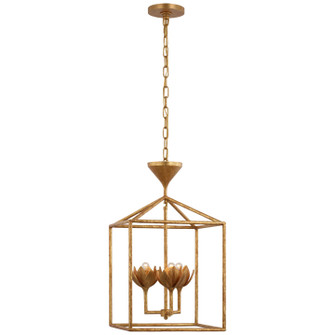 Alberto LED Pendant in Antique Gold Leaf (268|JN 5301AGL)