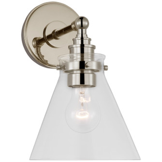 Parkington LED Wall Sconce in Polished Nickel (268|CHD 2527PN-CG)