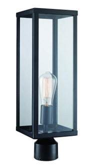 Oxford One Light Postmount Lantern in Black (110|40754 BK)