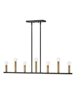 Lazlo LED Linear Chandelier in Black (531|83156BK)