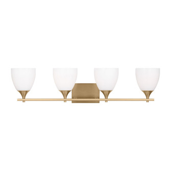 Toffino Four Light Bath in Satin Brass (454|DJV1024SB)