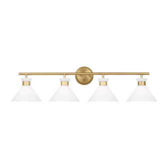 Belcarra Four Light Bath in Satin Brass (454|DJV1014SB)