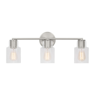 Sayward Three Light Bath in Brushed Steel (454|DJV1003BS)