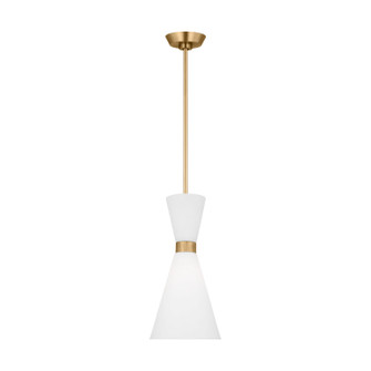 Belcarra One Light Pendant in Satin Brass (454|DJP1101SB)