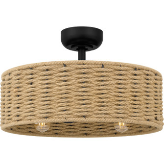 Quoizel Fandelier Four Light Fandelier in Matte Black (10|QFA6201MBK)