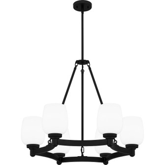 Penning Six Light Chandelier in Matte Black (10|PNG5028MBK)