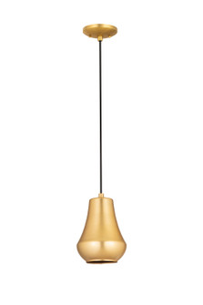 Auralume One Light Mini Pendant in Satin Gold (405|654-1P-SG-7)