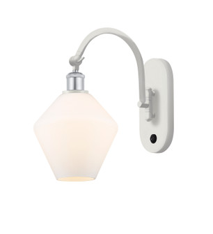 Ballston One Light Wall Sconce in White Polished Chrome (405|518-1W-WPC-G651-8)