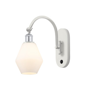 Ballston One Light Wall Sconce in White Polished Chrome (405|518-1W-WPC-G651-6)